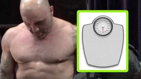 Joe Rogan Strips Down for Sober October Weigh